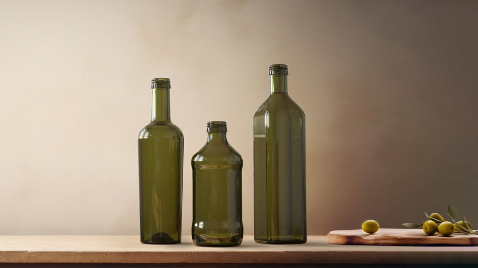 Botellas para aceite de oliva